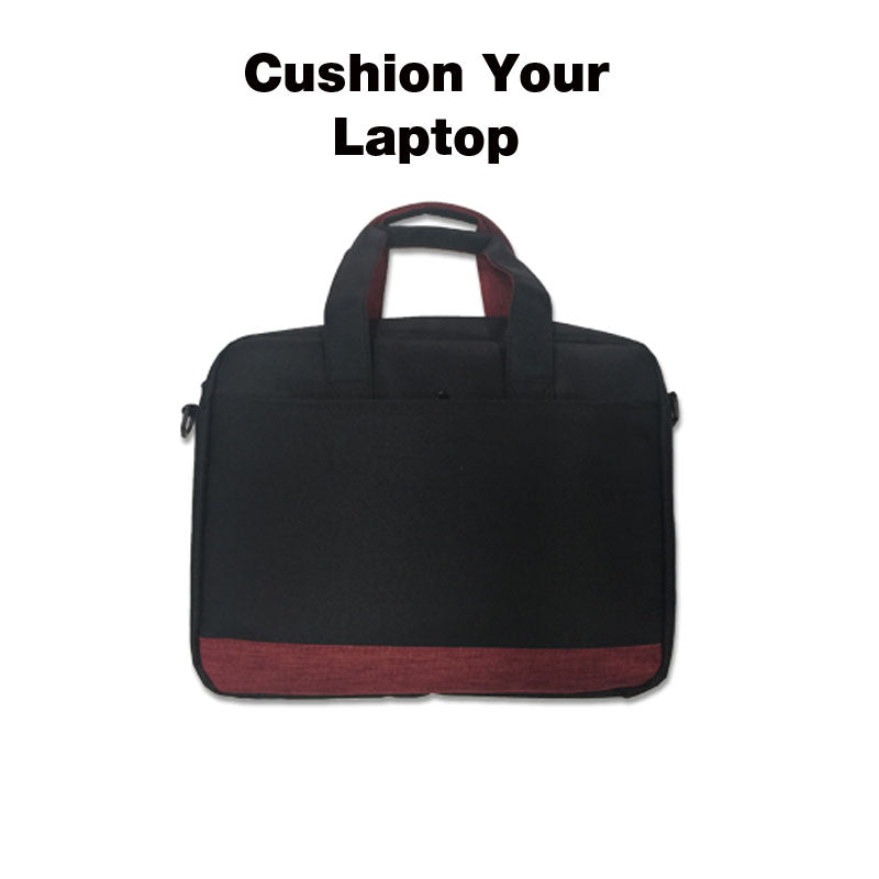 18-208 Laptop Bag with 2-zip compartments