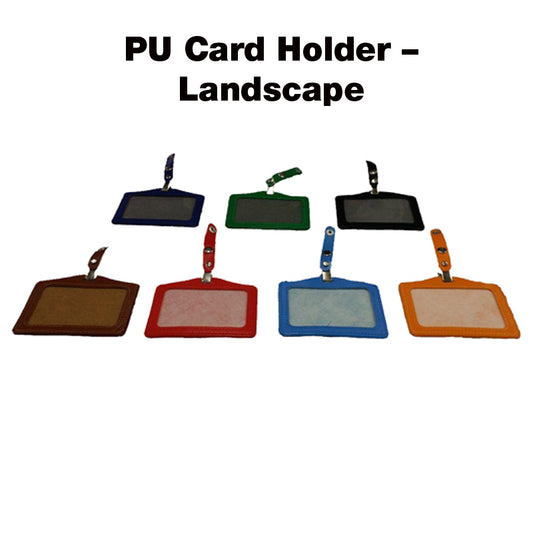 18-263A PU Card Holder - Landscape
