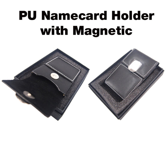 18-274 PU Namecard Holder with Magnetic Button