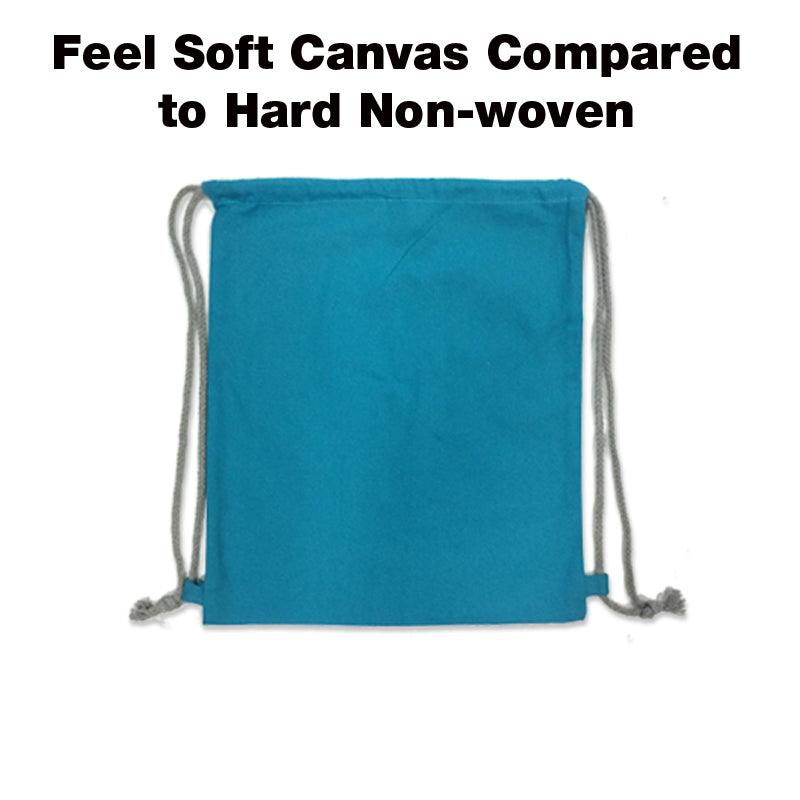 10oz Canvas Drawstring Bag