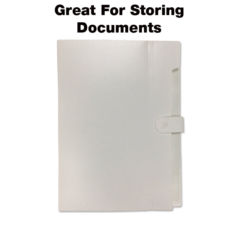 A4 PP file with 6 compartments