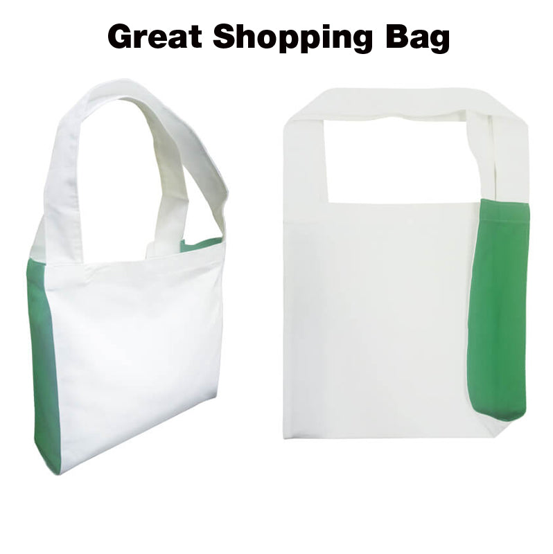 18-396 Cotton Canvas 2-tone Tote Bag 10oz