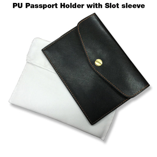 18-828 PU Passport Holder with Slot sleeve