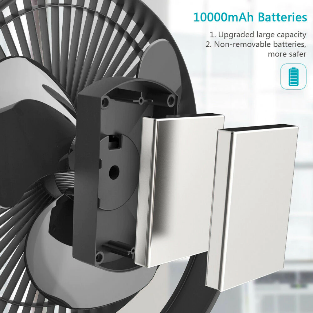 Rechargeable Battery Operated Clip on Fan