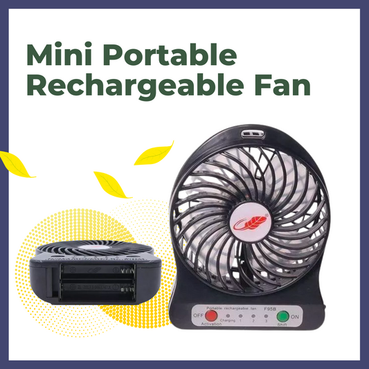 Mini Portable Rechargeable Fan