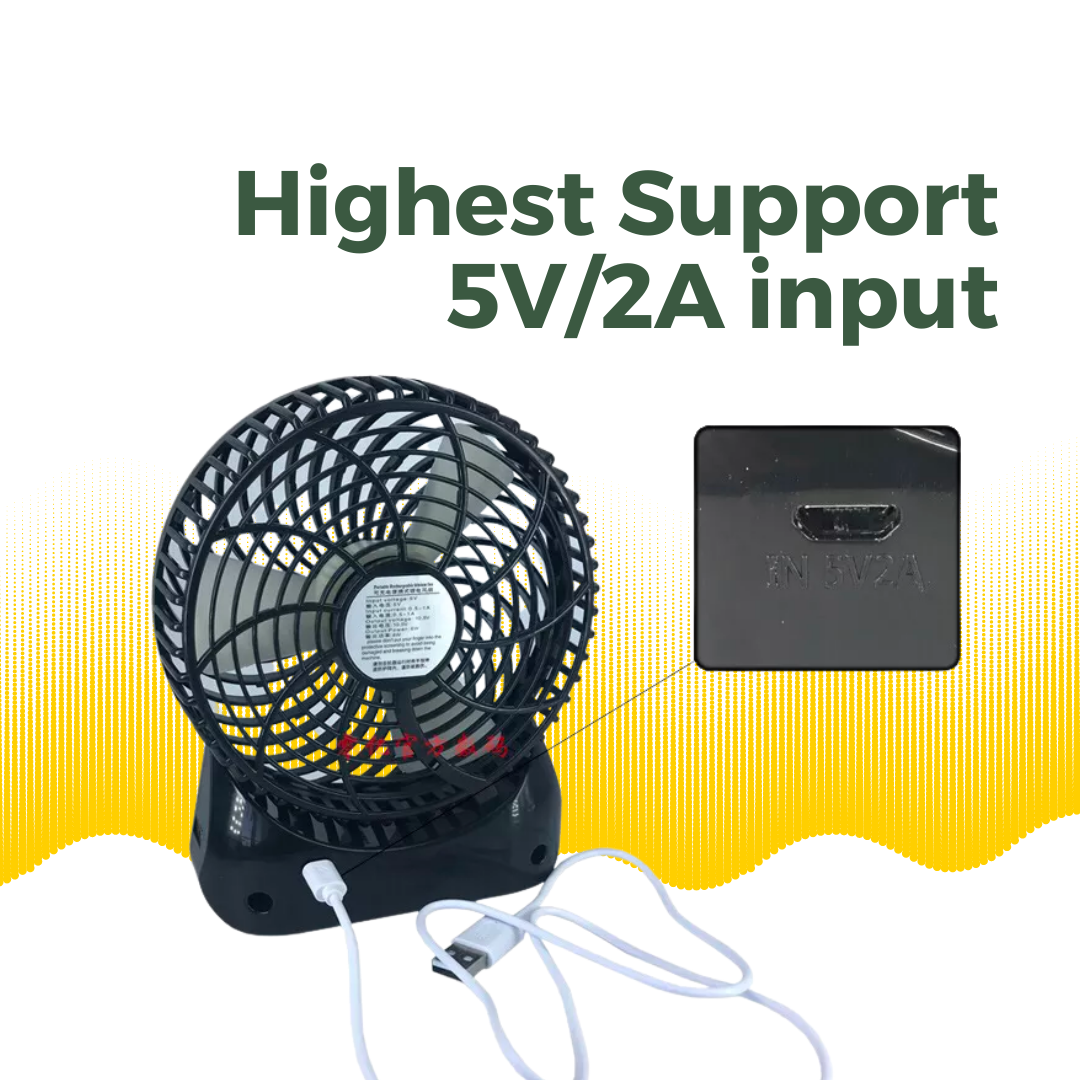Mini Portable Rechargeable Fan
