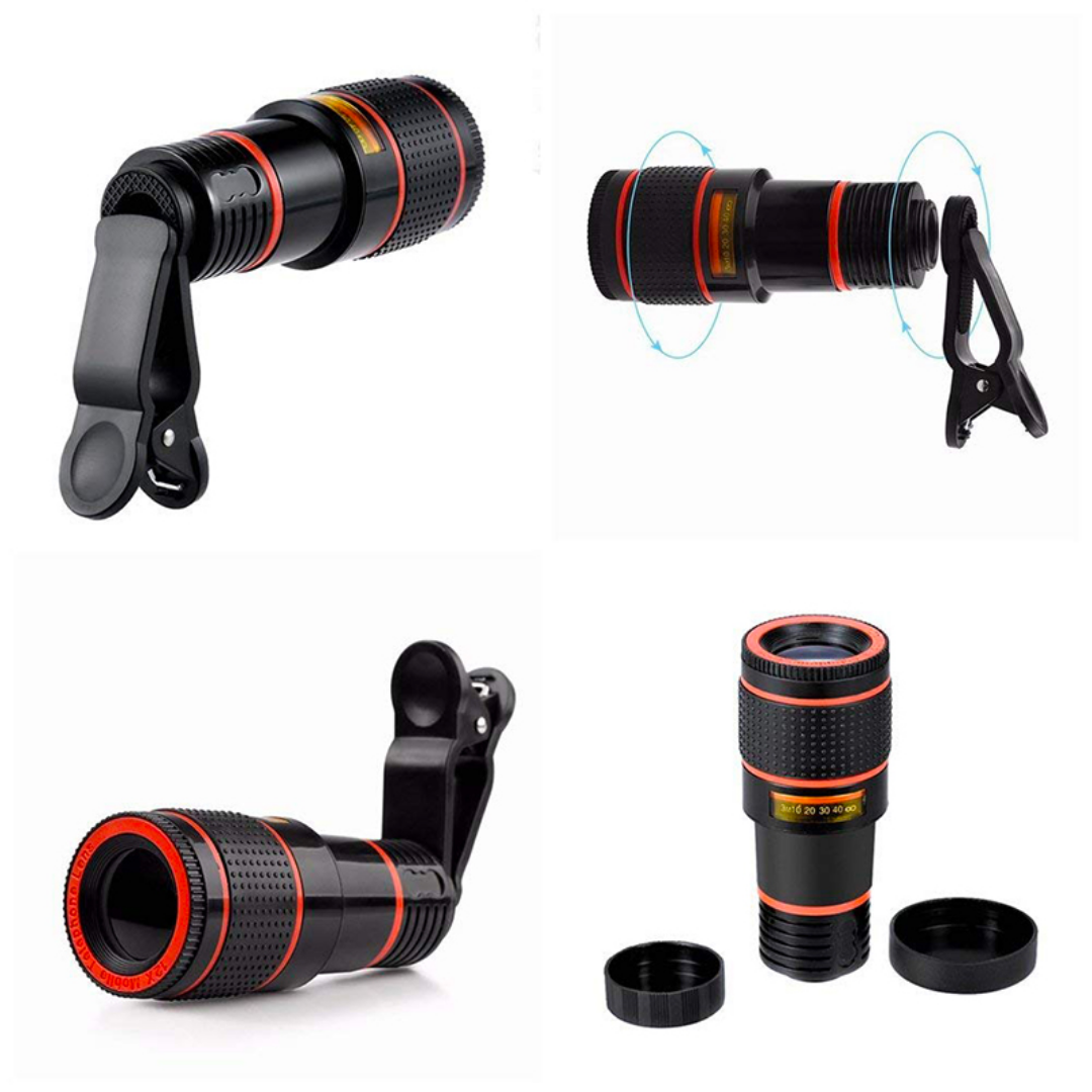 Universal Mobile Phone Telescope 12x Lens HD