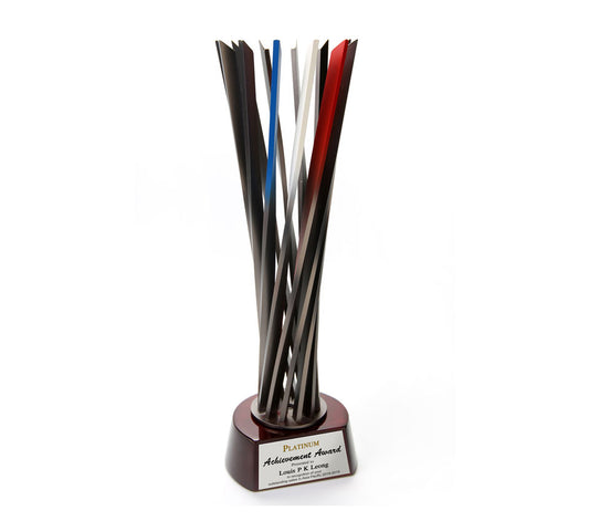 18-ET2B Radius Champion on Wood Base