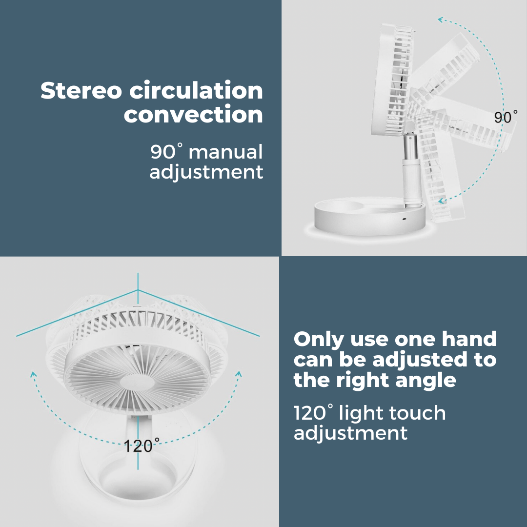 Foldable & Rechargeable Mini Fan