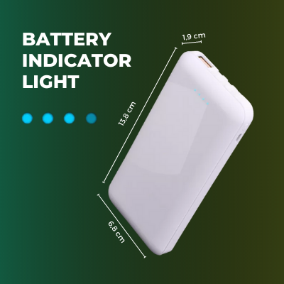 Fast Charging 3 Cabled 10000mAh Power Bank