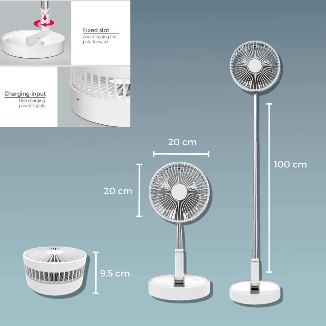 Foldable & Rechargeable Mini Fan