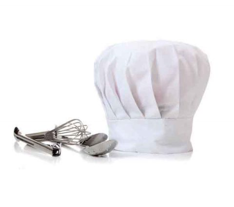 White Cotton Chef Cap