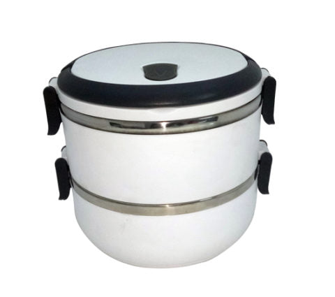 18-202B 2-Tier Stainless Steel Lunch Box