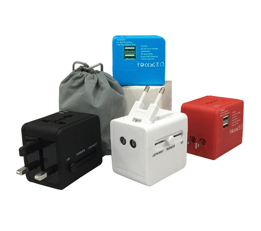 Dual USB World Multi-Adaptor