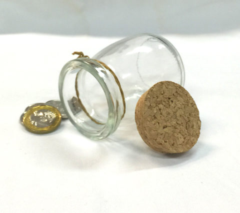 FG-857 100ml Glass Bottle with cork lid