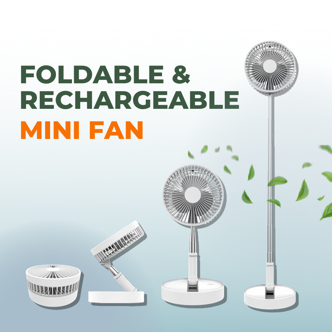 Foldable & Rechargeable Mini Fan