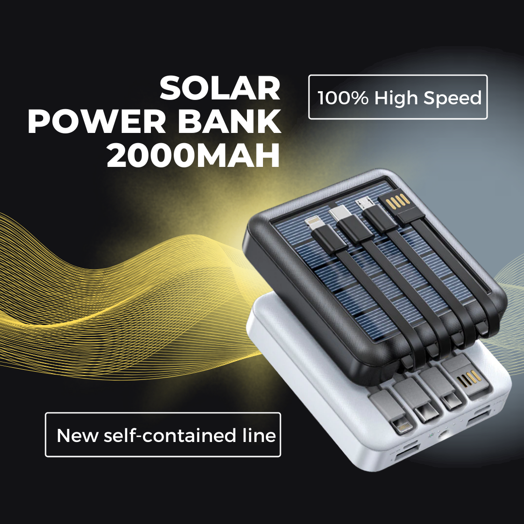 Solar Power Bank 2000 mAh