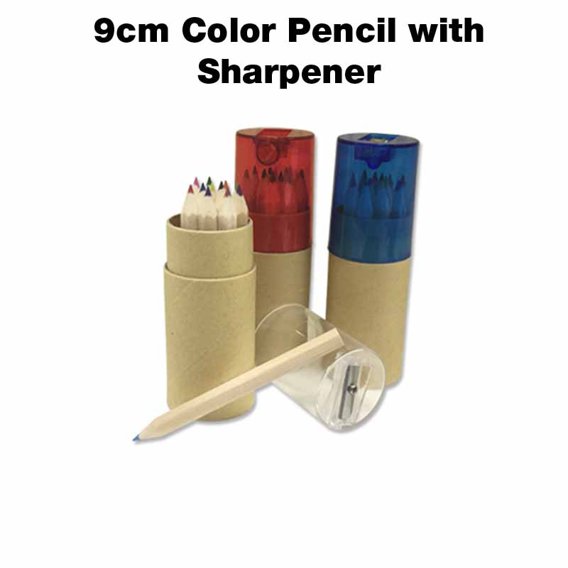 9cm Colour Pencil with Sharpener