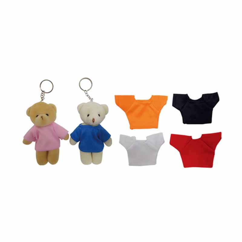 13cm Keychain Teddy Bear with Tee