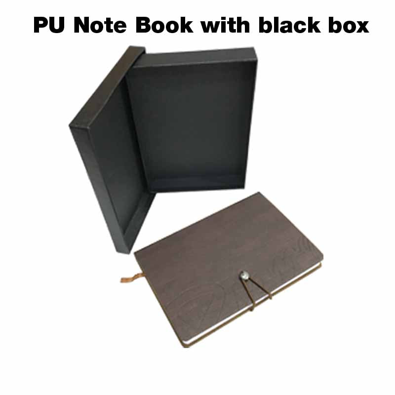 PU Notebook with Black Box