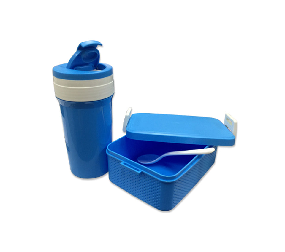 Lunch Box & Tumbler Set with Spoon