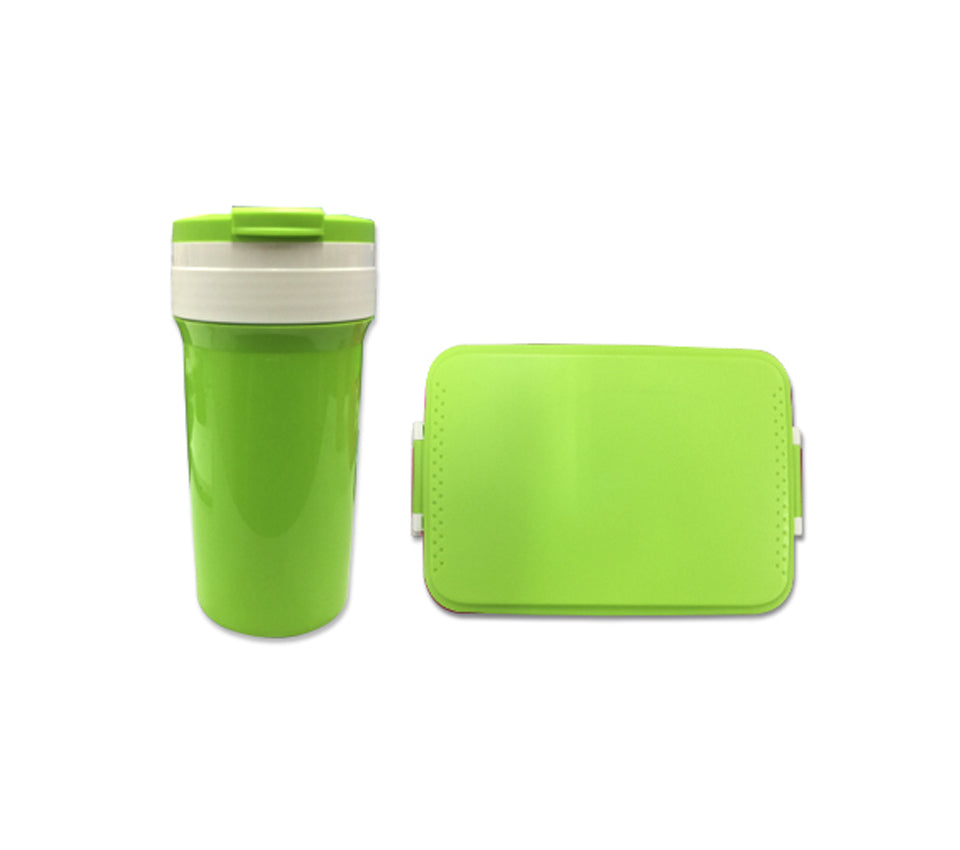 Lunch Box & Tumbler Set with Spoon
