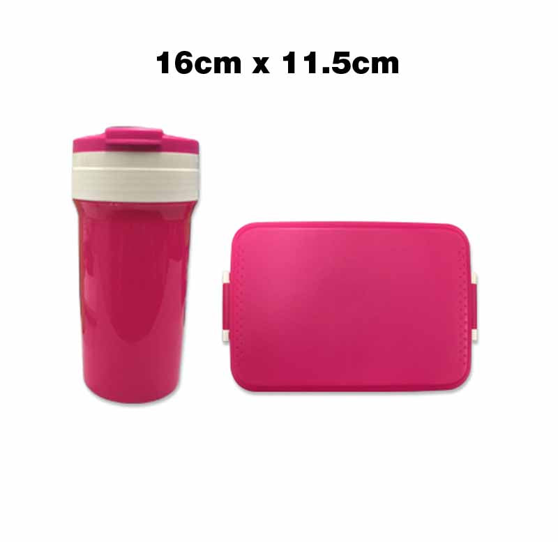 Lunch Box & Tumbler Set with Spoon