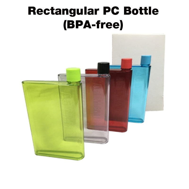 440ml Rectangular PC Bottle, BPA-Free