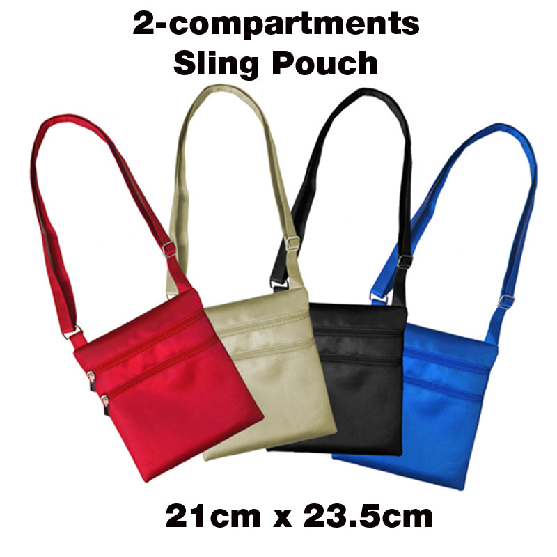 2-Compartment Sling Pouch