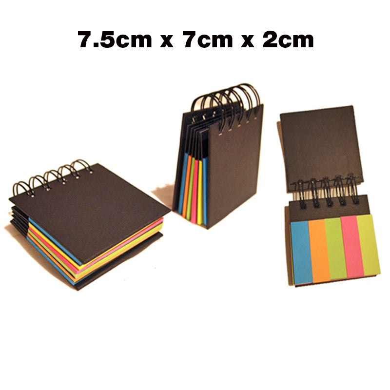 Wire-O Hardcover Post-it Pad