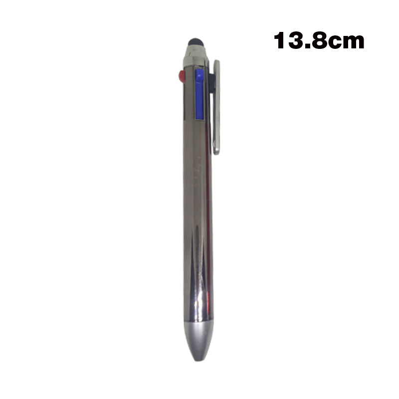 4-in-1 Metallic Pen with Stylus