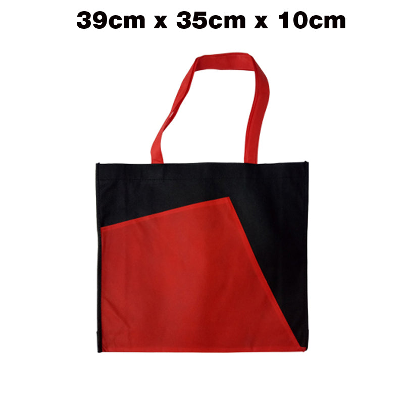 Black A3 2-Tone Non-Woven Bag