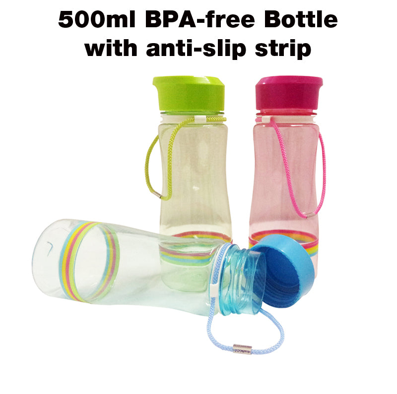 500ml BPA-Free Bottle with Anti-Slip Strip