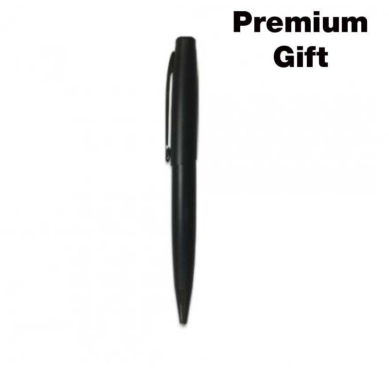 Metal Ball Pen with Chrome Trim