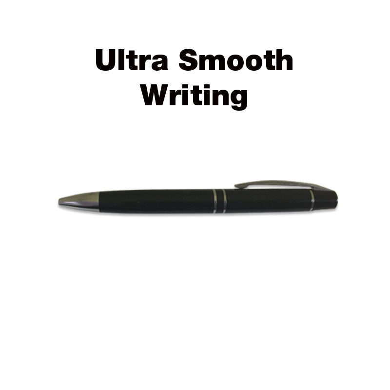 Metal Ball Pen with Silver Clip & Tip