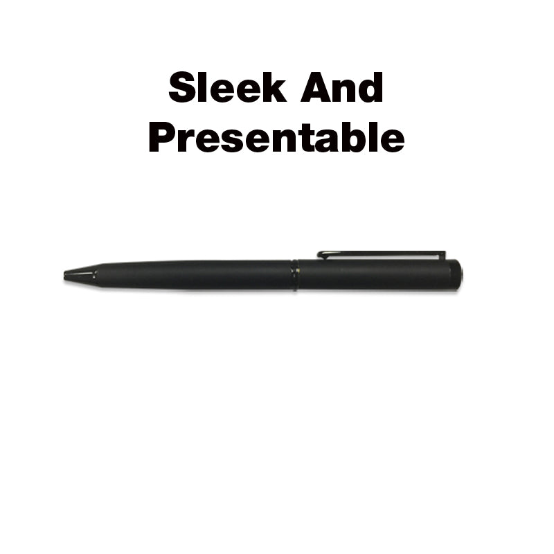 Matt Metal Ball Pen with Glossy Clip & Tip