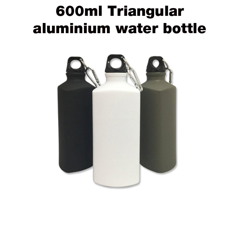 600ml Triangular Aluminium Water Bottle