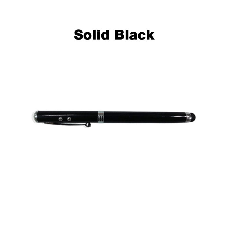 4-in-1 Pen with LED Light, Laser Pointer & Stylus