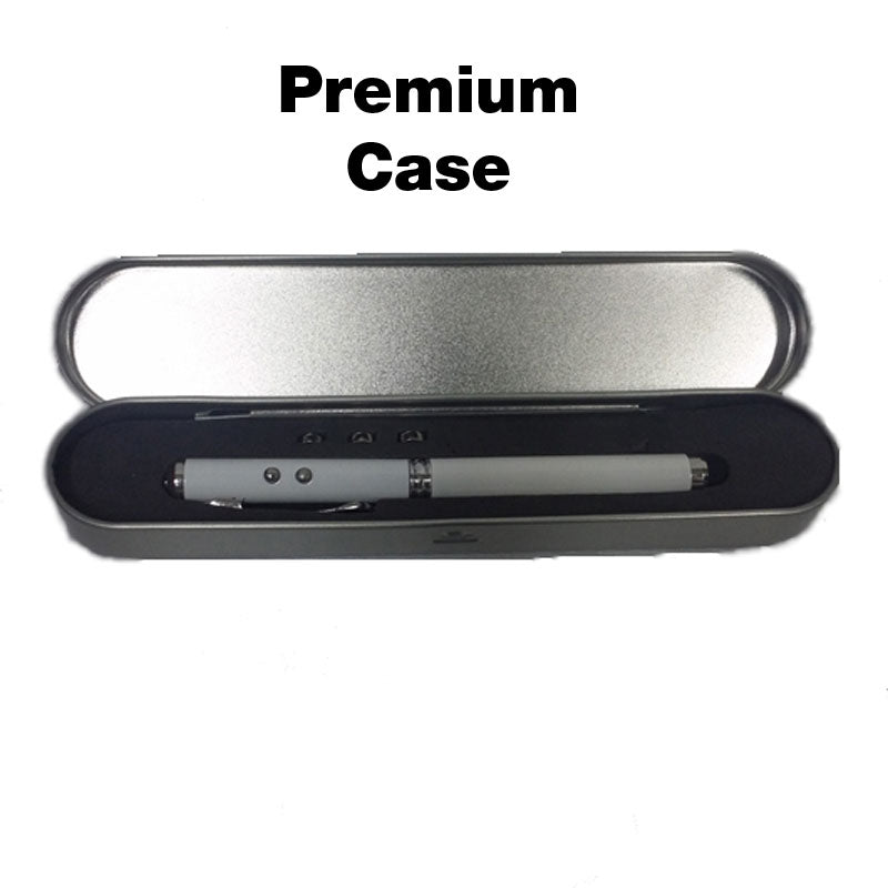4-in-1 Pen with LED Light, Laser Pointer & Stylus