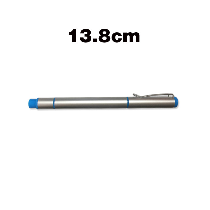 18-378 Metallic plastic pen with highlighter