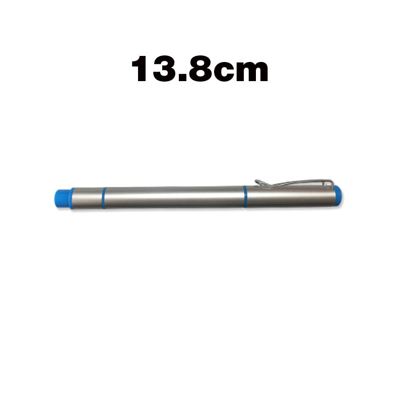 Metallic Plastic Pen with Highlighter