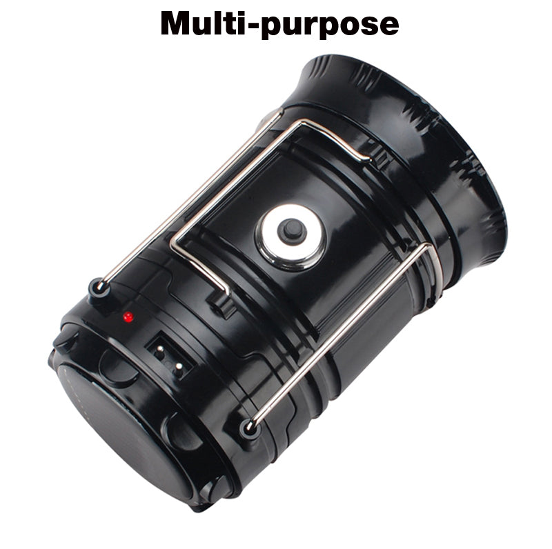 Solar Rechargeable Lantern Torch with USB