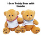 18-41 15 cm Teddy Bear with Hoodie