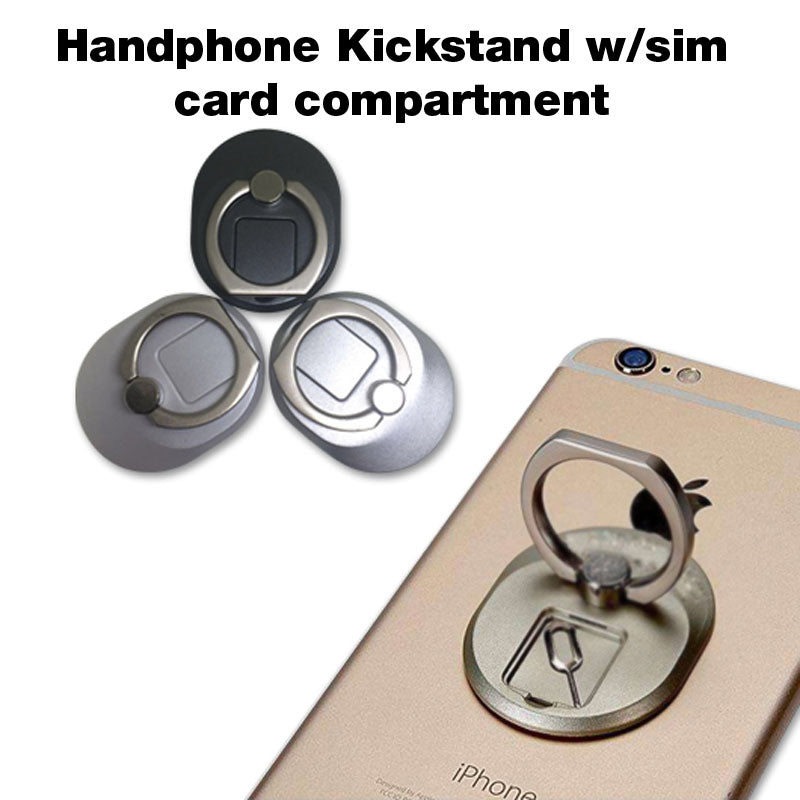 Phone Kickstand with SIM Card Compartment