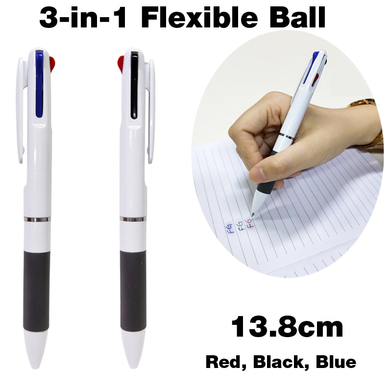 3-in-1 Flexible Ball Pen