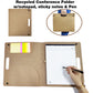 18-461 Recycled Conference Folder w/notepad, sticky notes & Pen