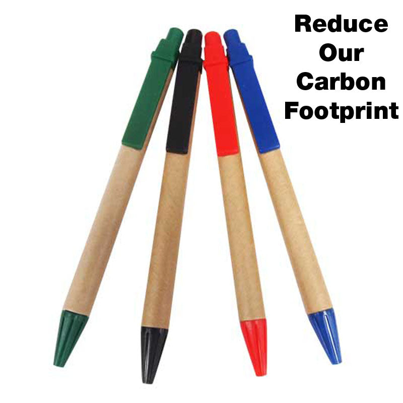 Recycled Pen with Coloured Clip