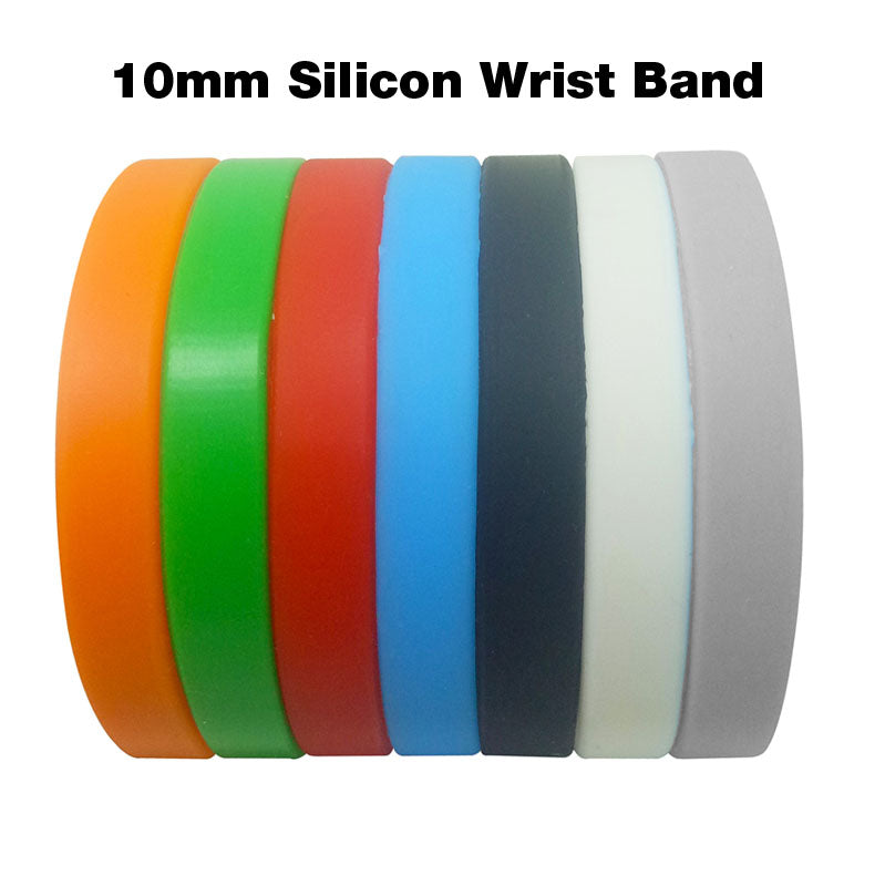 10mm Silicone Wristband