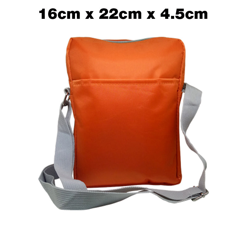 300D Nylon Backpack with Lining & PU Leather Strap