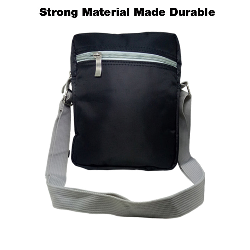 300D Nylon Backpack with Lining & PU Leather Strap